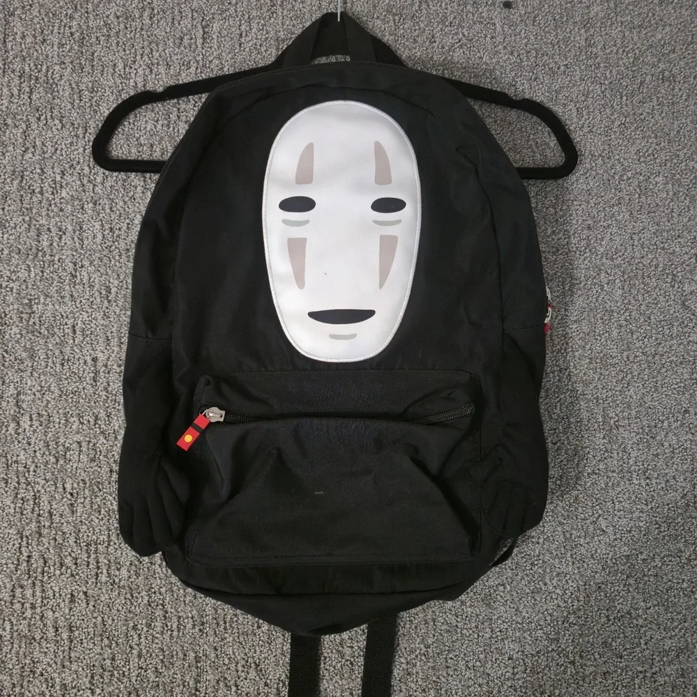 RARE Studio Ghibli Spirited Away No Face Backpack School Bag Cute Hanging Arms